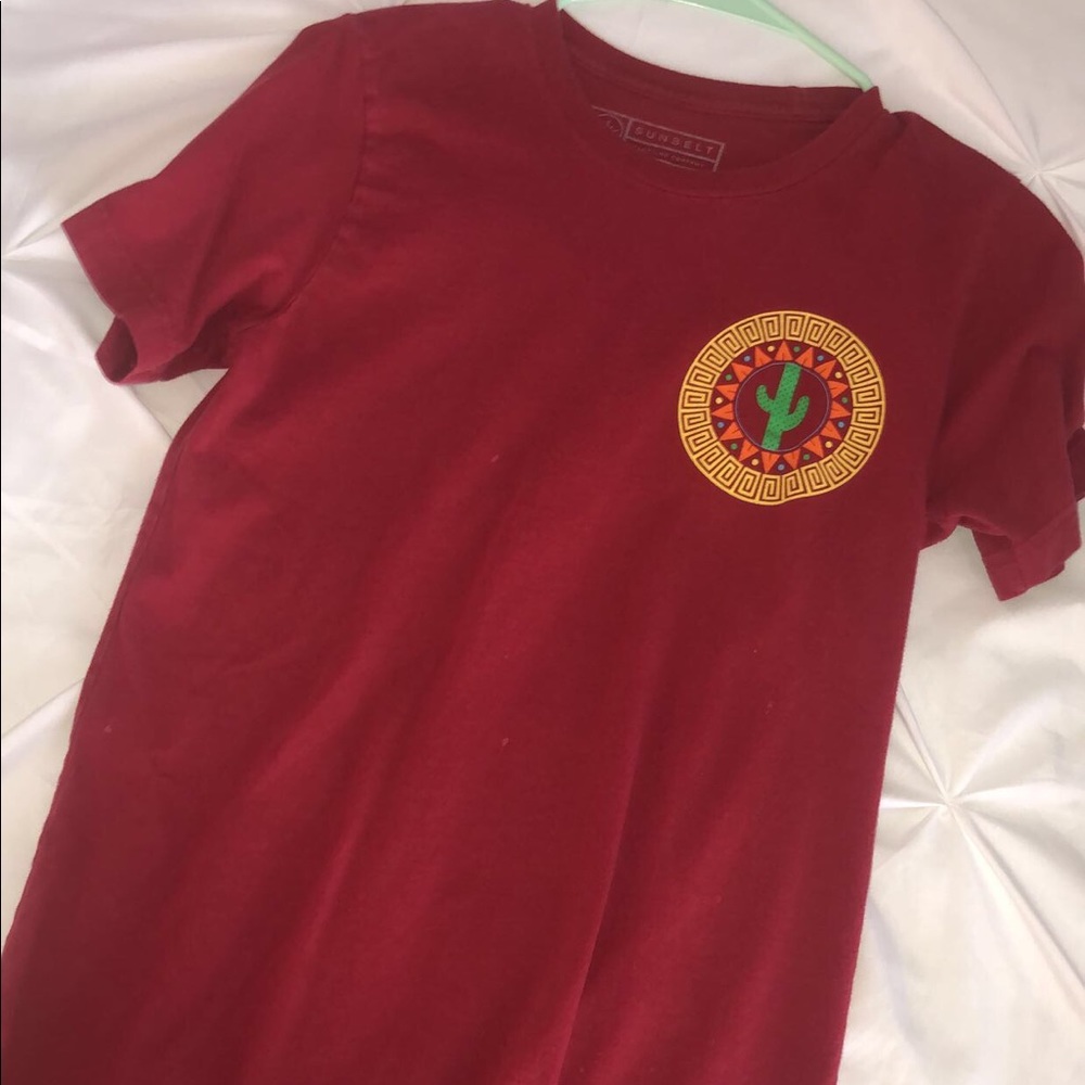 Red Cactus T shirt